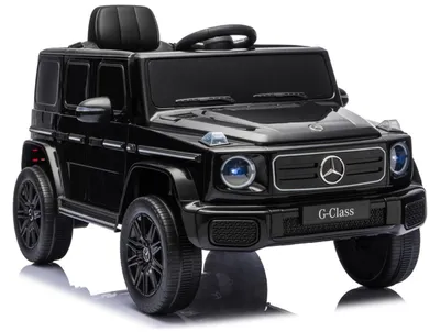 Immagine prodotto di Mercedes G 4x4 24V 2580: veicolo nero alimentato a batteria