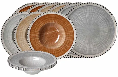 Produktbild von Ritzenhoff & Breker Natura Pizza- und Pasta-Set 12-teilig - Mix