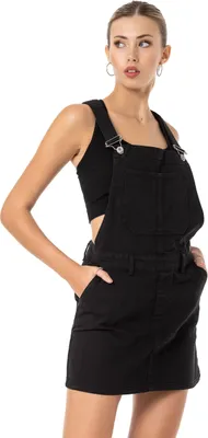 Produktbild von Red Bridge Damen Salopette Röcke Latzrock Schwarz XL