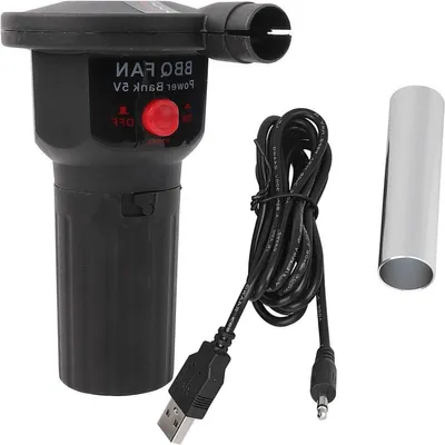 Tragbarer BBQ-Lüfter mit USB-Kabel