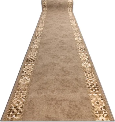 Obrázek produktu pro Pogumovaný běhoun MURCIA vzor Lisabonské obklady, Rám, protiskluzový béžový 100cm béžový 100x120 cm