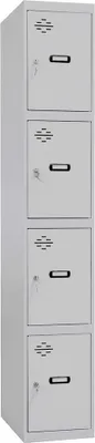 Immagine prodotto di Armadio metallico pro smontato 4 scomparti 180x30x50cm simon rack