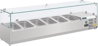 Produktbild von Polar G-Serie Kühlvitrine 6X Gn 1/4