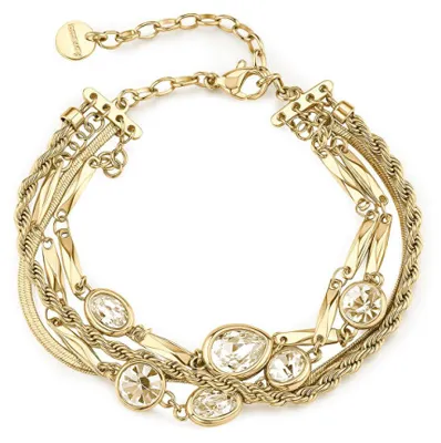 Immagine prodotto di Lussuoso bracciale a più fili con cristalli Symphonia BYM211
