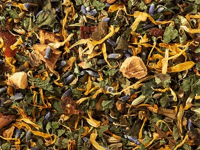 Produktbild von 1 kg Kräuterteemischung Lavendel ohne Zusatz von Aroma