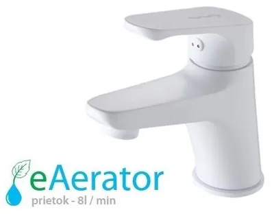 Obrázok produktu pre Umývadlová batéria stojanková VENUS bez odtokovej súpravy, biela