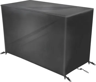Productafbeelding van Beschermhoes voor tuinmeubels, 160x90x75 cm - Waterdicht en windbestendig - Zwart