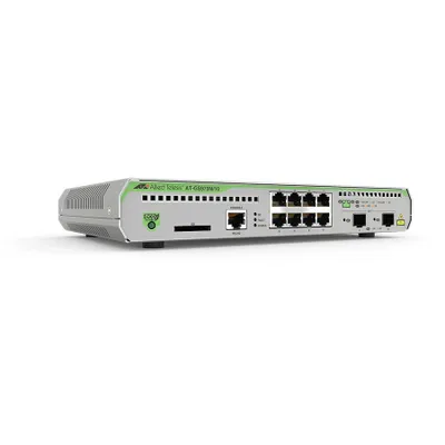 Produktbild von Allied Telesis CentreCOM AT-GS970M/10 - Switch - L3 - managed - 8 x 10/100/1000 + 2 x SFP (mini-GBIC) (Uplink) - Desktop