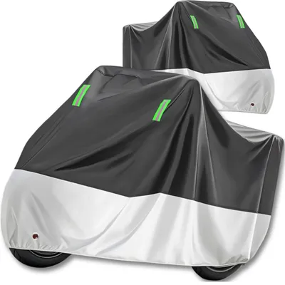 Produktbild von EDIBAZZAR | Wasserdichte Schutzhülle für Motorrad, Fahrrad, Roller 230x90x125 cm