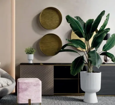 Produktbild von Keli Mika 40 runder Blumentopf auf einem Bein | Weiß