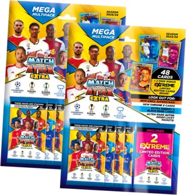 Produktbild von Topps Match Attax Karten Champions League Extra 2023-2024 - 2 Multipack Sammelkarten