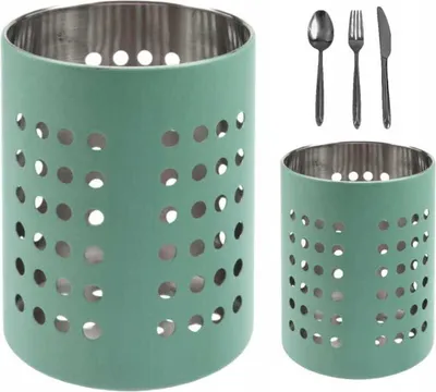 Immagine prodotto di Vassoio portaposate in acciaio inox 11x13,5 cm