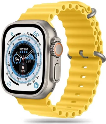 Image de Bracelet Tech Protect Iconband Pro pour Apple Watch 49/46/45/44 mm, jaune