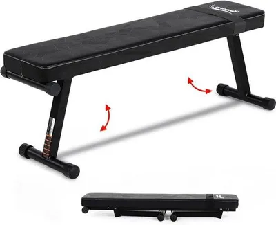 Obrázok produktu pre Skladacie posilňovacie lavička, robustná, nosnosť 150 kg, fitness