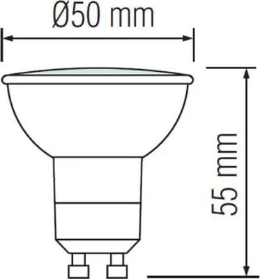 Produktbild von 5x 3w LED GU10 Leuchtmittel Leuchte LED Spot Einbauleuchte Spot 110° 250 Lumen Kaltweiß