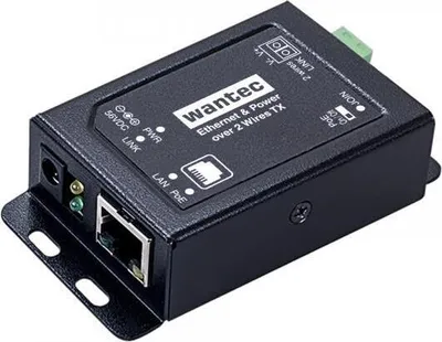 Immagine prodotto di Wantec 5722 Wantec 2wIP E Adapter PoE-Schraubklemme-Client/Empfänger 1