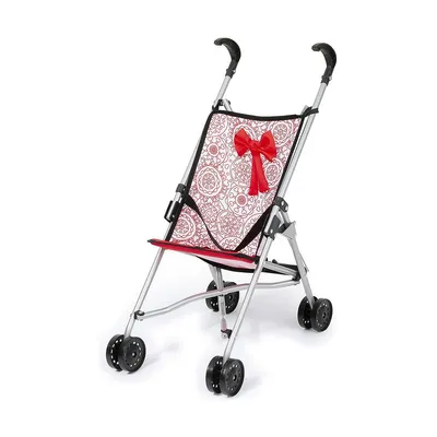 Produktbild von Puppenwägelchen Reig Regenschirm Weiß Rot Prinzessin