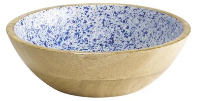 Produktbild von APS 1051 Schale MANGO, Mangoholz, Epoxidharzbeschichtung innen, Ø 24 cm, 1,1 Liter, Obstschale, Salatschüssel, Schüssel
