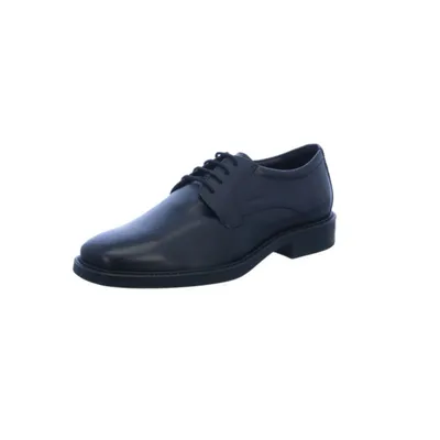 Zdjęcie produktu dla GEOX BRANDOLF sznurowane buty, gładka skóra, czarne, męskie
