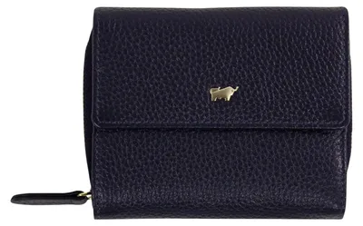 Produktbild von Portemonnaie ASTI Reißverschluss-Geldbörse M 8 Kartenfächer blau Damen - Leder