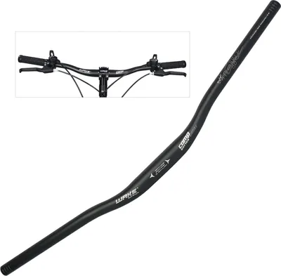 Obrázok produktu pre Bicyklové riadidlá 780 mm, 31.8 mm, hliníková zliatina, čierna, pre horský bicykel