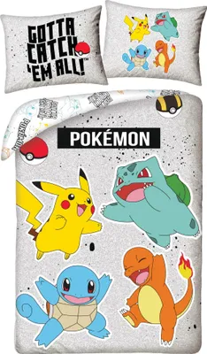 Obrázek produktu pro Pokémon ložní prádlo Ver. 11 140 x 200 cm / 70 x 90 cm
