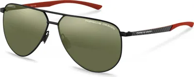 Produktbild von Porsche Design P8962 Black, red 64/12/145 Herren Sonnenbrillen