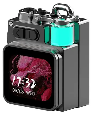 Produktbild von Tragbarer Bluetooth Lautsprecher mit Touchscreen, Mini Bluetooth Lautsprecher, Touchscreen, LED, BT5.4, 1200mAh Akku, tragbar für Outdoor, Dusche