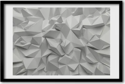 Produktbild von Bild 60x40 MDF-Rahmen, Wandkunst 3D-Abstraktion