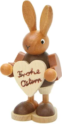 Produktbild von Hase mit Herz natur (8,5cm) von Christian Ulbricht