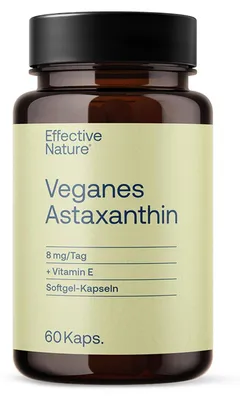 Produktbild von Veganes Astaxanthin Kapseln von effective nature - 60 Kapseln