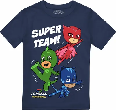 Produktbild von PJ Masks - "Super Team!" T-Shirt für Jungen TV2461 (116) (Marineblau)