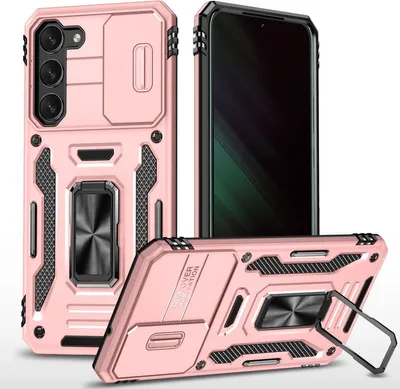 Zdjęcie produktu dla Pokrowiec König Design kompatybilny z Samsung Galaxy S24 - etui na telefon w kolorze różowego złota