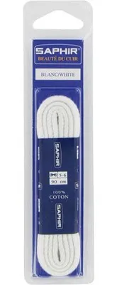Produktbild von Schnürsenkel Cordelets 90cm Weiß 1 Paar - Saphir