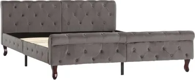 Obrázok produktu pre vidaXL Posteľný rošt Grey Velvet 160 x 200 cm