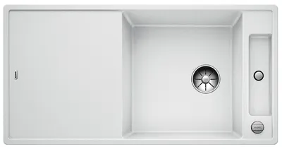 Zdjęcie produktu dla BLANCO AXIA III XL 6 S-F zlewozmywak wbudowywany SILGRANIT biały od 60 cm ze szklaną deską do krojenia