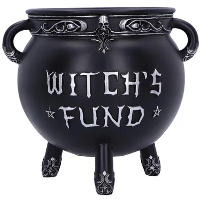 Produktbild von Nemesis Now Spardose Hexenkessel Witch´s Fund 16,5 cm Gothic Sparschwein Hexe