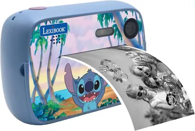 Produktbild von Bluey Kinderkamera mit Sofortbilddrucker, HD-Videokamera, SD-Karte & Foto-Personalisierungsset, 3 Thermopapierrollen, kreative Kinderkamera