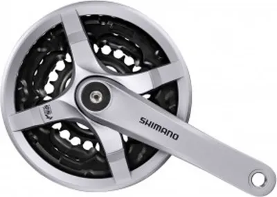 Obrázek produktu pro Kliky Shimano Tourney FC-TY501 42x34x24z 170 mm 4 hran kryt stříbrná (8) EFCTY501C244CSB