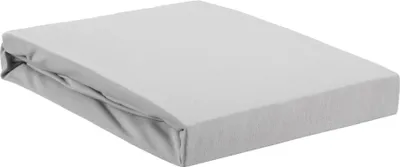 Produktbild von Beddinghouse Jersey Elasthan Spannbettlaken für Split-Topper bis 10cm Höhe Farbe Hellgrau Größe 160x200/220x10cm