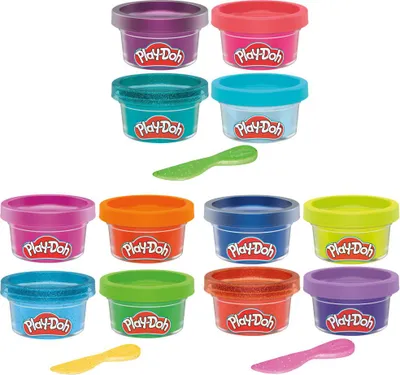 Produktbild von Play-Doh F7172, Knetmasse, Gemischte Farben, Kind, 5 Stück(e), Kunststoff-Topf, Junge/Mädchen