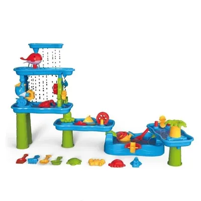 Produktbild von Wassertisch FunFlow - Wasser Spieltisch - Wassertisch Garten - Wasserspieltisch outdoor - Wasserspieltisch - Garten Spielzeug Wasser