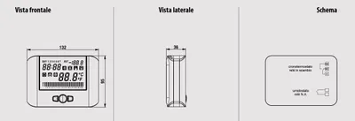 Produktbild von Vemer SpA VE478400 Thermostat, Weiß