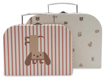 Productafbeelding van Set van 2 Kinder Speelkoffers met Dierenthema