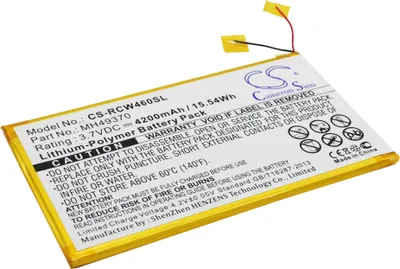 Image de TECHTEK Batterie compatible avec [RCA] 10, RCT6203W46, RCT6203W46 10" remplace MH49370"