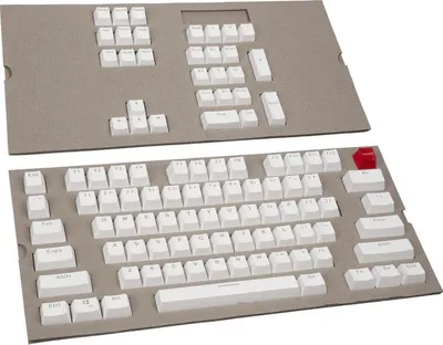 Produktbild von Glorious Gaming Mechanical Keyboard Keycaps, Tastaturkappe, Acrylnitril-Butadien-Styrol (ABS), Weiß