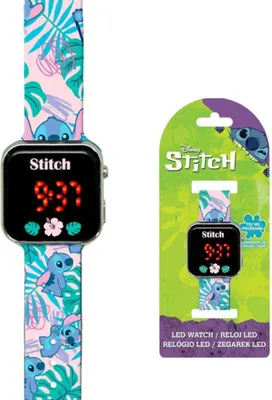 Produktbild von Disney Lilo und Stitch Leaf digitale LED-Uhr