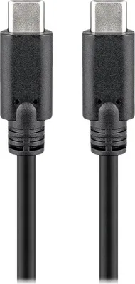 Produktbild von Goobay 66508, 2 m, USB C, USB C, USB 3.2 Gen 1 (3.1 Gen 1), 5 Gbit/s, Schwarz