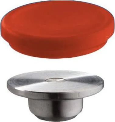 Image de Assortiment de capuchons de pression BESSEY, 8 pièces, Ø de la plaque de pression : 23 mm
