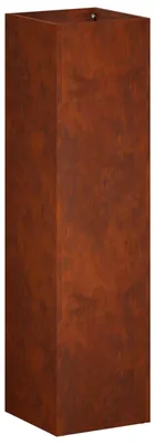 Produktbild von Garten-Pflanzgefäß Rostoptik 20 x 20 x 75 cm Wetterfeststahl